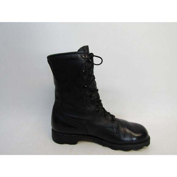 Ro Search Mens Size 6 R Black Leather Soft Toe Laces Tactical Work Boots main image 9